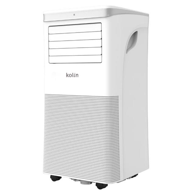 KOLIN 歌林 KD-291M06 移動式空調，專為5-7坪空間設計，冷房能力達2.9KW / 10000BTU，提供強效製冷與舒適出風（上/下吹、左/右吹）。尺寸緊湊（高700×寬350×深348mm），重量僅23.5kg，110V電源、R410A環保冷媒，中國製造，全機及壓縮機享3年保固。輕鬆移動，適合小空間或租屋使用，即插即用，帶來清涼一夏！