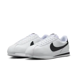 【NIKE 耐吉】運動鞋 休閒鞋 慢跑鞋 阿甘鞋 女鞋 W NIKE CORTEZ 白黑 皮革 輕盈 緩震(DN1791107)