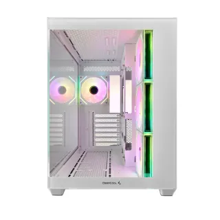 【DeepCool】九州風神 CG530 4F WH ATX海景房電腦機殼(白色/支援背插式ATX)