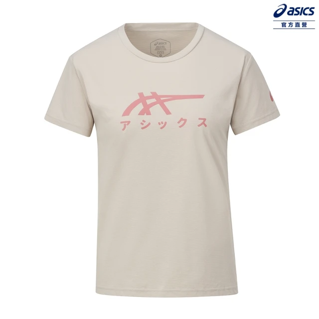 asics 亞瑟士 短袖上衣 女款 石墨烯 亞洲版型 跑步上衣(2012D329-020)