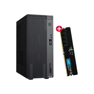 【ASUS 華碩】+8G美光記憶體組★i5十核電腦(i5-14400/8G/1TB SSD/W11/H-S500MER-514400022W)