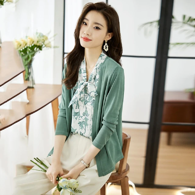 IENA V領異素材拼接上衣(#4235018 長袖上衣、休