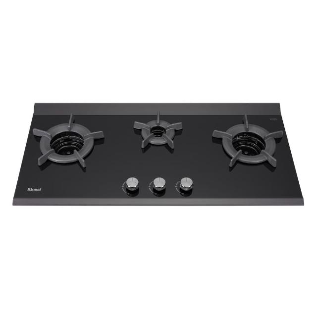 【林內】檯面式內焰玻璃三口爐(RB-3CGN-TR 原廠安裝)