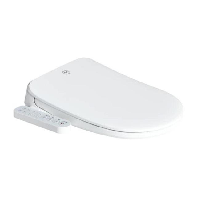 OVO AT800 側按型溫水洗淨便座，採用超薄設計與極致簡約風格，完美融入現代浴室空間。具備節能省電功能及多重安全裝置，提供溫水洗淨體驗，提升日常衛生便利。不含安裝服務，為免治馬桶座全系列首選，讓您輕鬆升級衛浴生活。享受潔淨舒適的溫水洗淨，選擇 OVO AT800 打造舒適現代化浴室！