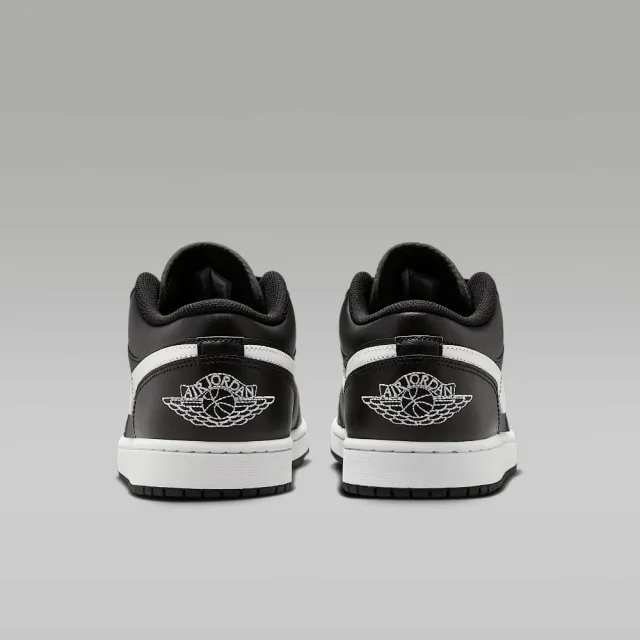 【NIKE 耐吉】運動鞋 休閒鞋 男鞋 AIR JORDAN 1 LOW 黑 白 AJ1 喬丹(553558043)