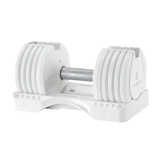 【BYZOOM FITNESS】Pure Series 25lb /約11.3kg 5段重量可調式啞鈴 白/黑二色 單入(BZ-QCD-25LB)