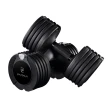 【BYZOOM FITNESS】Pure Series 25lb /約11.3kg 5段重量可調式啞鈴 白/黑二色 雙入(BZ-QCD-25LB)