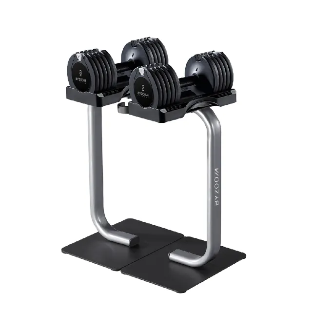 【BYZOOM FITNESS】Pure Series 12.5/25/27.5lb 可調式啞鈴專用啞鈴架 白/黑二色(BZ-PST-12.5/25/27.5)