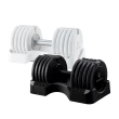 【BYZOOM FITNESS】Pure Series 50lb/約22.6kg 5段重量可調式啞鈴 白/黑二色 單入(BZ-QCD-50LB)