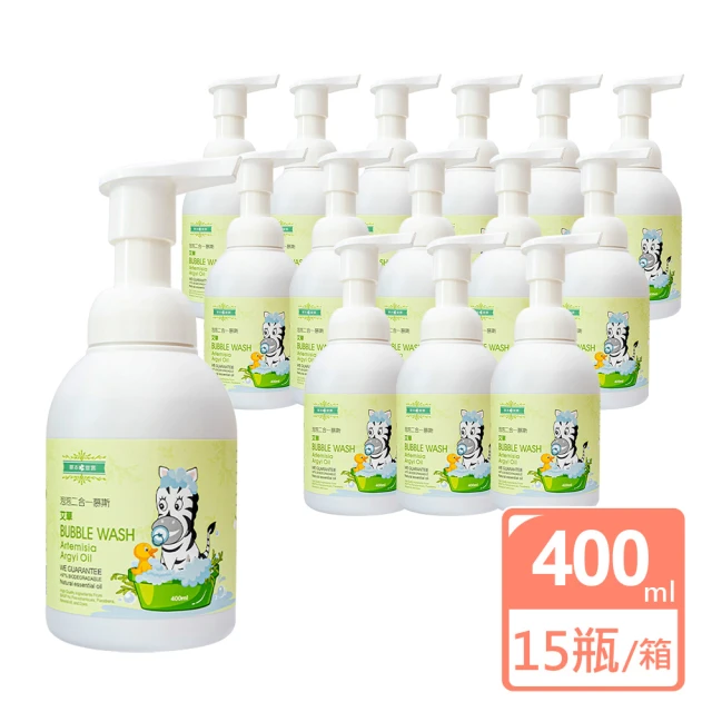 草本宣言 15入 寶寶二合一慕斯-無添加400ML/瓶(箱購