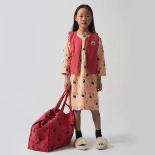 【weekend house kids】Elephant滿版長洋裝(橘色)