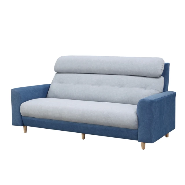 文創集 羅禮士雙色耐磨皮革三人座沙發椅 推薦