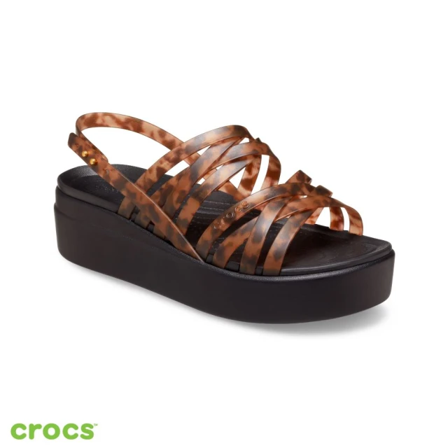 Crocs 女鞋 Brooklyn 厚底 布魯克林細帶印花涼 Crocs 女鞋 Brooklyn 厚底 布魯克林細帶印花涼