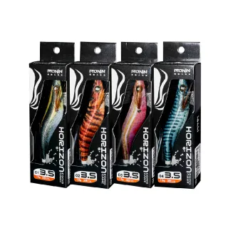 【RONIN 獵漁人】HORIZON 魚皮系2.5/3.5吋木蝦 日本尾針(軟絲 花軟 透抽 台灣製造)