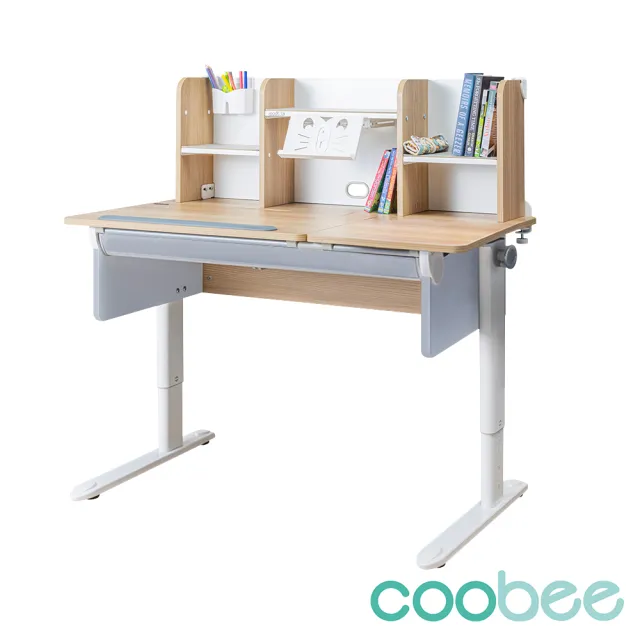 【SingBee 欣美】寬120cm 兒童書桌CB-502&510(coobee L板桌 成長桌椅 兒童書桌椅 升降桌)
