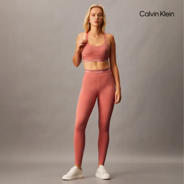 【CALVIN KLEIN】官方旗艦館 CK Essentials Modern Sport 高度承托胸圍_紅色
