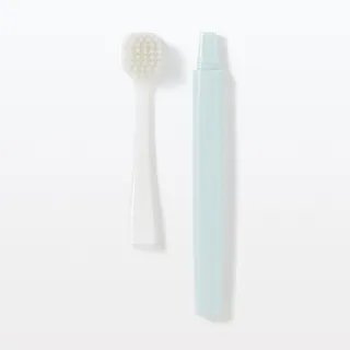 【MUJI 無印良品】可替換刷頭的牙刷 全長約184mm/數量：1入