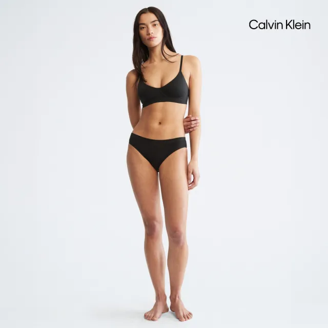 【CALVIN KLEIN】官方旗艦館 CK BONDED FLEX 薄墊無鋼圈胸罩_黑色