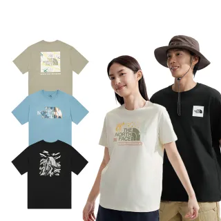 【The North Face 官方旗艦】男女大LOGO特色印花短T(多款可選)