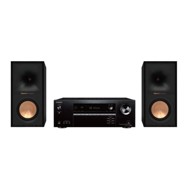 【Klipsch】R-50M書架喇叭+Onkyo TX-NR7100擴大機 兩聲道組合
