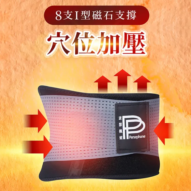 【PP 石墨烯】石墨烯能量共振機能腰夾1件-TV