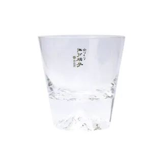【田島硝子】日本製富士山雕花威士忌杯-親子鶴(原廠正品/江戶硝子/富士山杯/玻璃杯/酒杯)