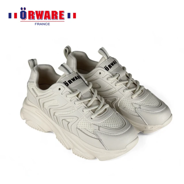 ORWARE 舒適時尚 女休閒鞋(4Y-652229-11米色 歐威爾)