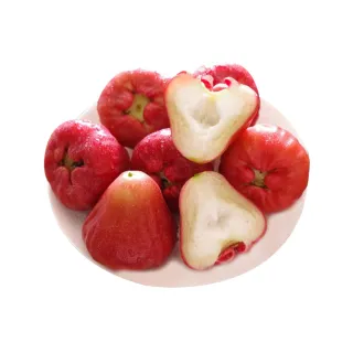 【產地直送】屏東林邊黑珍珠蓮霧4台斤X2箱/精裝版(20-26顆/大顆/箱)