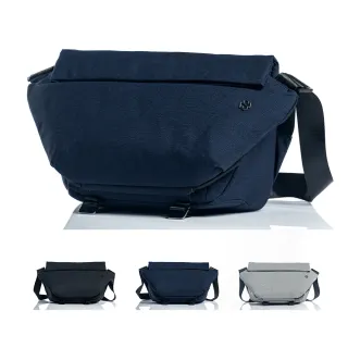 【NEW STAR】斜背包 簡約防潑水雙層機能磁吸側背包包 郵差包 男 女 男包 現貨 BL180 防水包