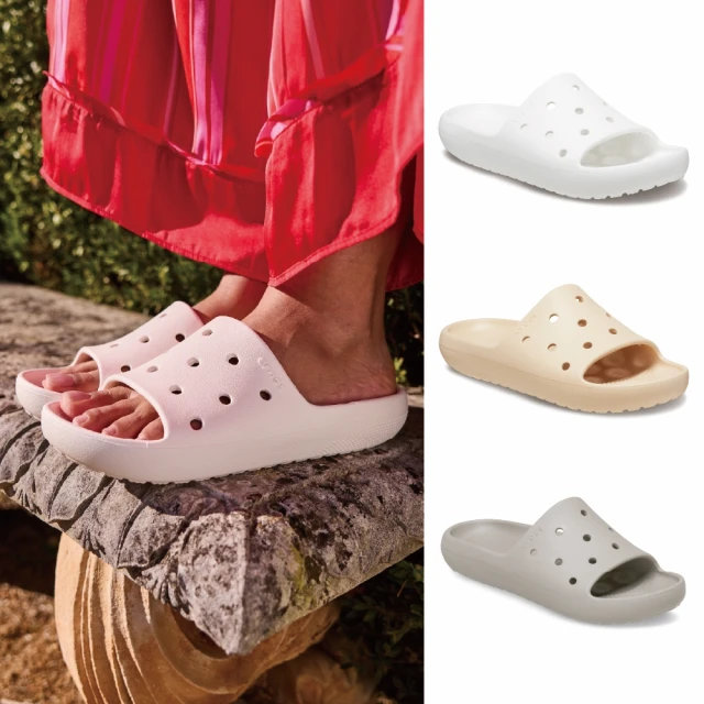 Crocs 中性鞋 平板洞洞鞋克駱格(208371-410)