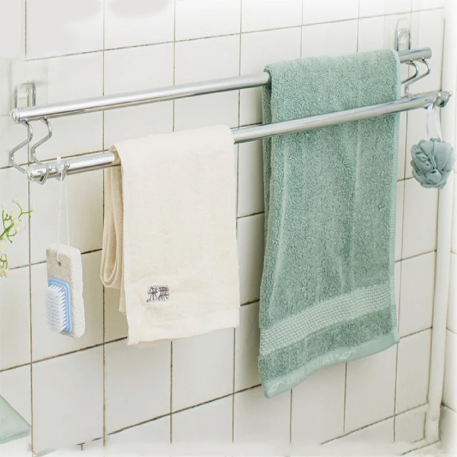 收納部屋 實木浴室收納架 雙層折疊款 黑色/白色(胡桃木 櫸