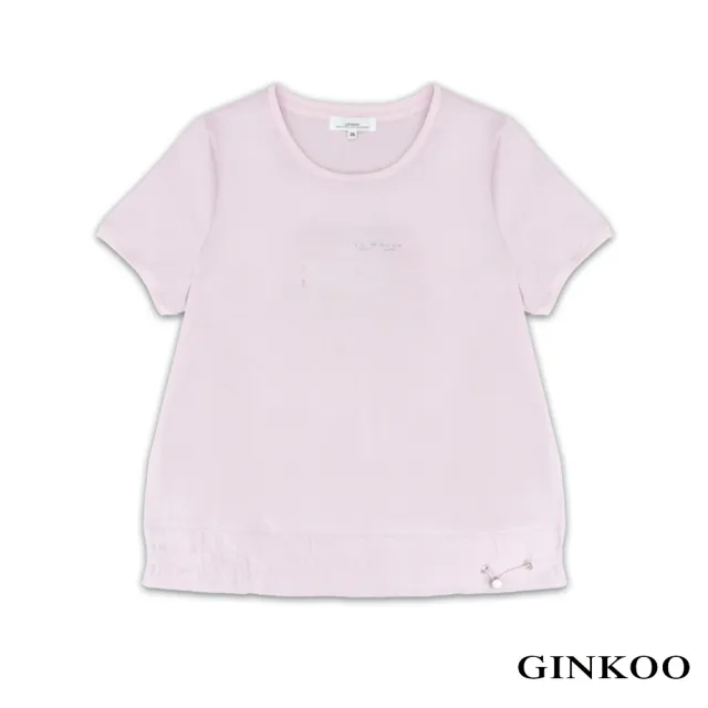 【GINKOO 俊克】下擺可調節短上衣