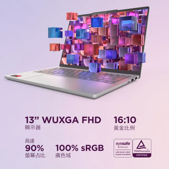 【Lenovo】13.3吋R7輕薄筆電(IdeaPad Slim 5/83J2001ATW/R7-7735HS/16G/512G/W11/灰)