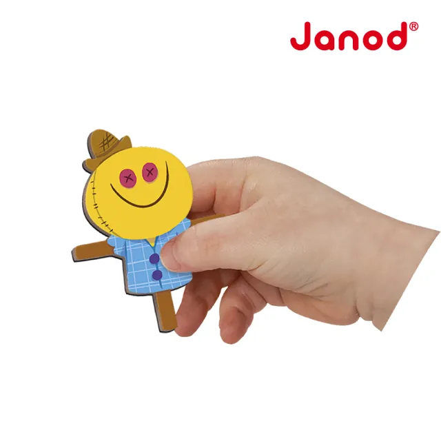 【Janod】磁鐵故事書-快樂菜園(磁鐵書 遊戲書)