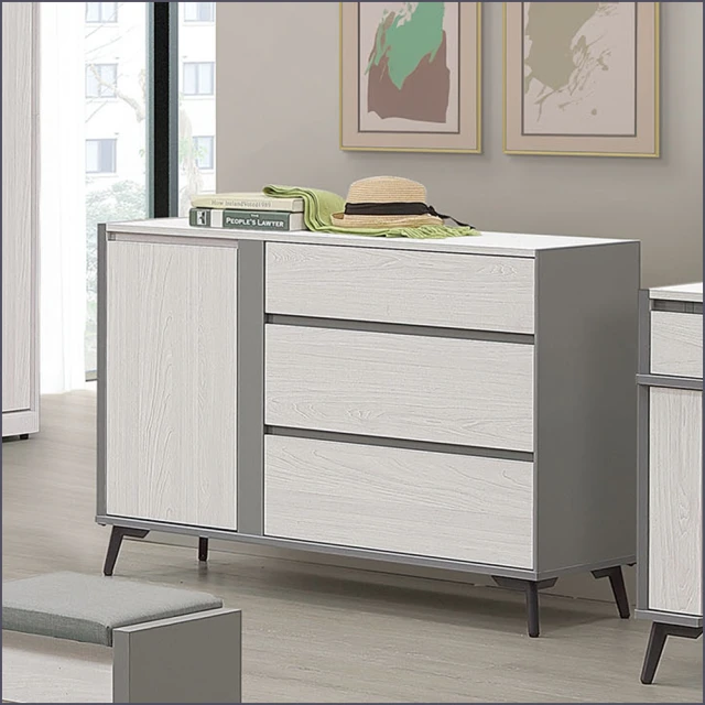 麗得傢居 萊米克4尺六斗櫃 置物櫃 衣物收納櫃(台灣製造)優