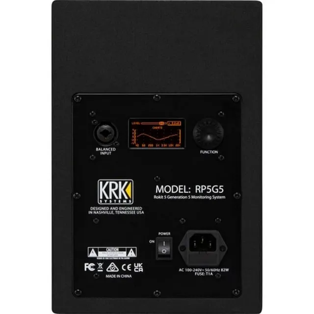 【KRK】ROKIT 5 G5 黑色(5吋 監聽喇叭)