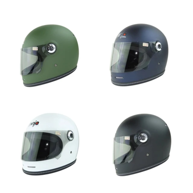 Ninja 全罩式 安全帽 復古樂高帽優惠推薦