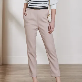 【IENA】修身直筒褲(#5278002 日本進口布、直筒褲 粉色)
