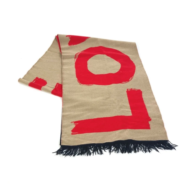 BURBERRY 巴寶莉 經典大英文字母 LOVE 羊毛披肩