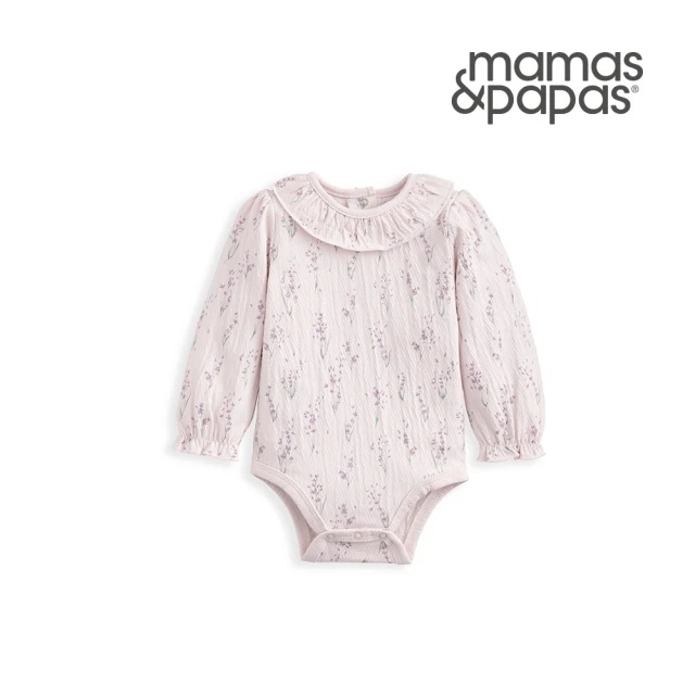Mamas & Papas 穗花薰衣草-長袖連身衣/髮帶(2