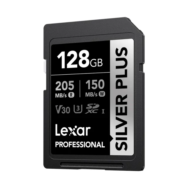 【Lexar 雷克沙】Silver Plus SDXC UHS-I 128G 記憶卡