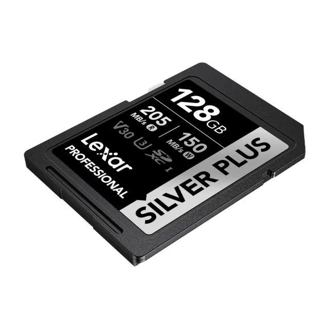 【Lexar 雷克沙】Silver Plus SDXC UHS-I 128G 記憶卡