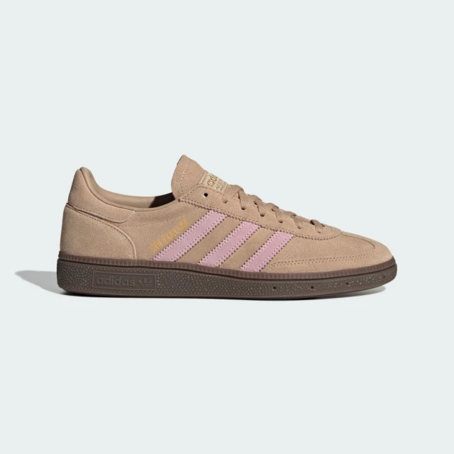 adidas 愛迪達 休閒鞋 女鞋 運動鞋 三葉草 HANDBALL SPEZIAL W 卡其粉 JI2651(8888)