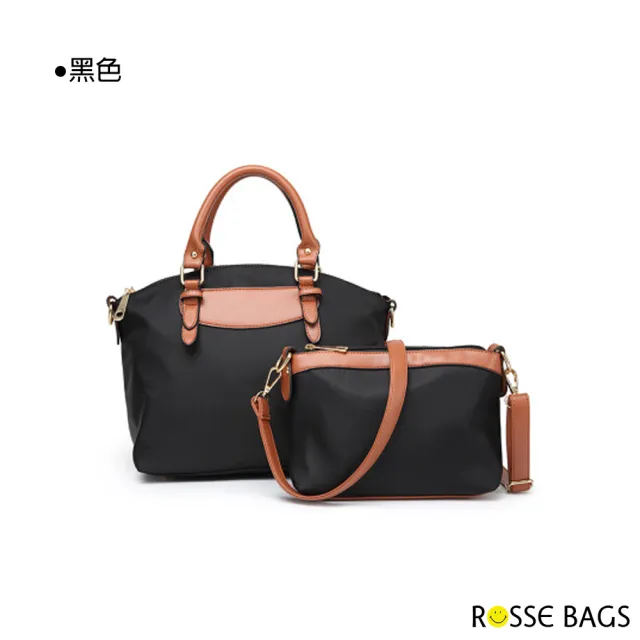 【Rosse Bags】時尚精品大容量牛津子母托特包(卡其 / 藍色 / 黑色)