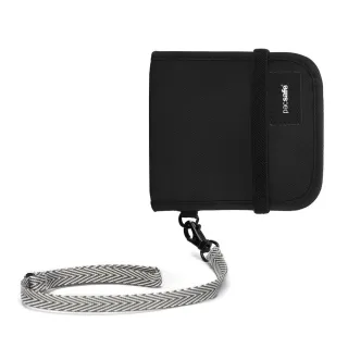 【Pacsafe】RFIDSAFE V100 防盜皮夾(黑)