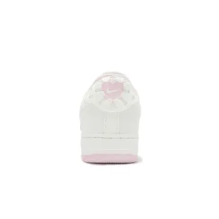 【NIKE 耐吉】休閒鞋 Wmns Air Force 1 07 女鞋 男鞋 粉 米白 情人節 愛心 AF1 經典(HV5992-111)