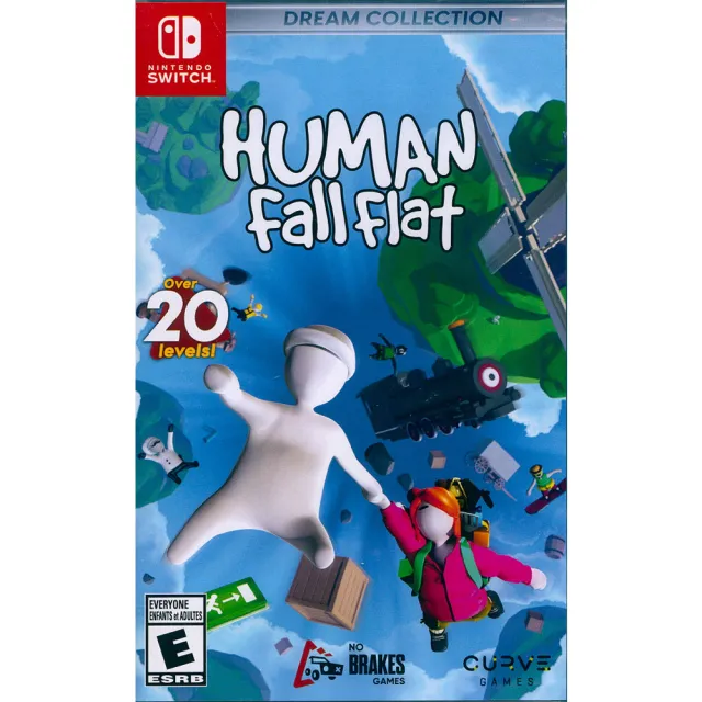 【Nintendo 任天堂】NS SWITCH 人類:一敗塗地夢想集 Human Fall Flat 人類 : 跌落夢境夢想集(中英日文美版)