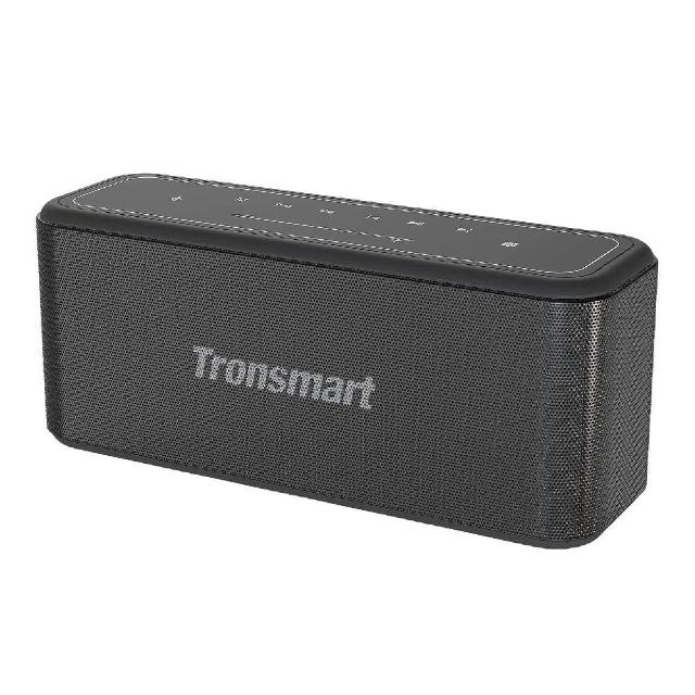  Tronsmart Mega Pro 多媒體喇叭，專為音樂愛好者設計的攜帶型電腦喇叭，搭載強勁60W額定輸出功率與重低音功能，帶來震撼音效體驗。支援藍芽5.0無線傳輸，傳輸距離達20公尺，頻率範圍20Hz-20kHz，確保高解析度聲音。IPX5防水等級，適合戶外使用；內建10400mAh電池，播放時間長達10小時，充電時間約4-5小時。尺寸25.2x8.4x10.5cm，重量1.78kg，便於攜帶。配件包含主機、Type-C充電線、3.5mm音訊線及使用者手冊。具NCC認證（CCAJ21LP2720T1）及BSMI許可（R55984），保固1年，中國製造。支援TF/Micro SD卡插槽及3.5mm輔助輸入，無WiFi功能。 