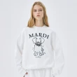 【MARDI MERCREDI】印花大學TEE 白色 經典臘腸狗 花圈 SWEATSHIRT SWING TAIL DDANJI NECKLACE