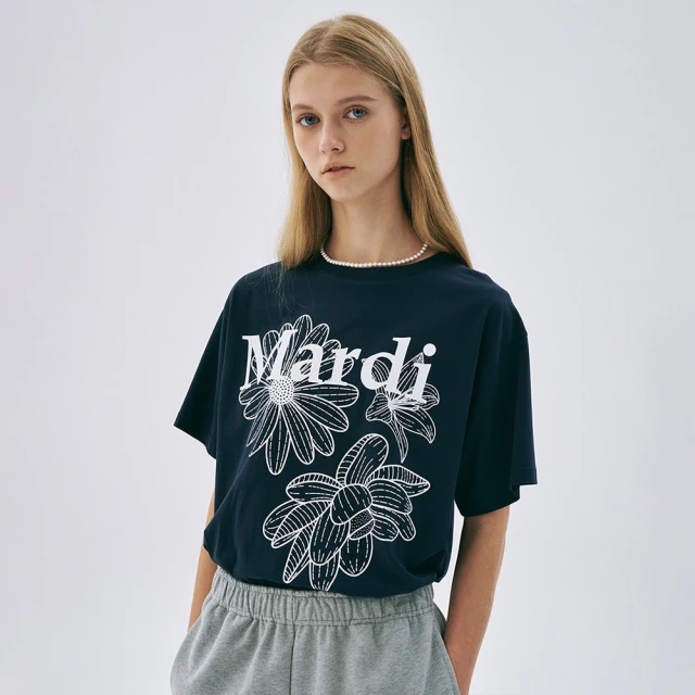 MARDI MERCREDI 印花短版TEE 象牙白色 經典